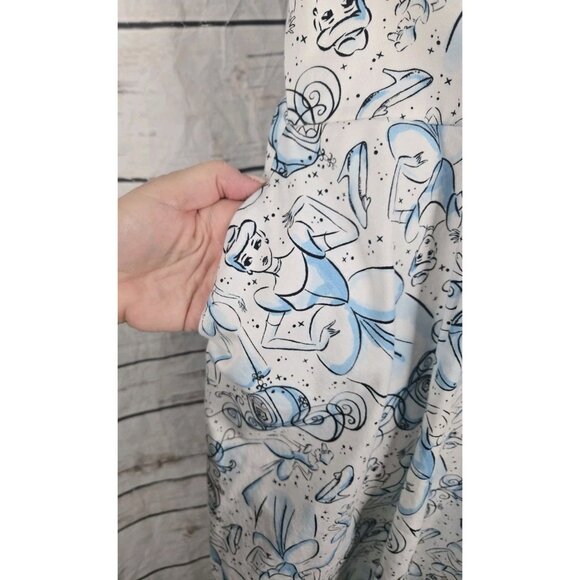 Torrid Disney Cinderella Dress 16 Fit & Flare Womens Blue Retro Rockabilly Pinup - Picture 5 of 7